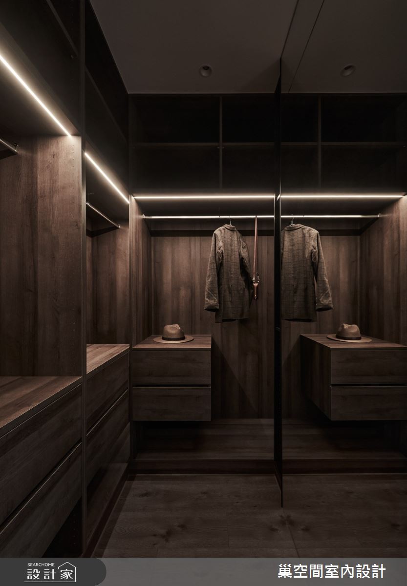 55坪新成屋(5年以下)＿現代風更衣間案例圖片＿巢空間室內設計＿巢空間_12之32