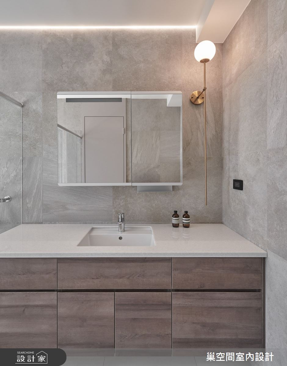 55坪新成屋(5年以下)＿現代風浴室案例圖片＿巢空間室內設計＿巢空間_12之37