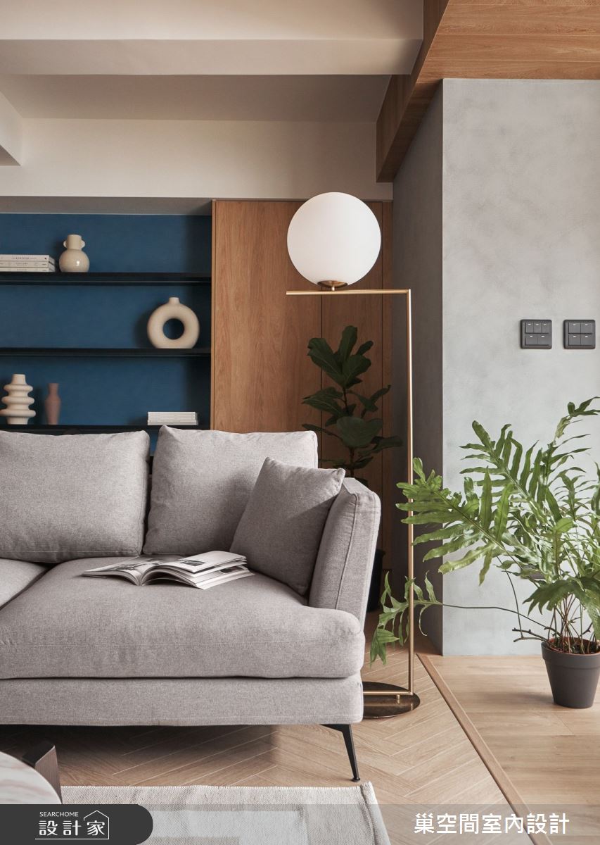 43坪老屋(16~30年)＿休閒風客廳案例圖片＿巢空間室內設計＿巢空間_13之9