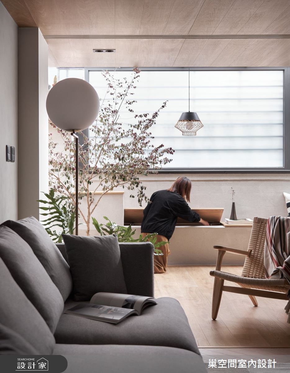 43坪老屋(16~30年)＿休閒風客廳案例圖片＿巢空間室內設計＿巢空間_13之12