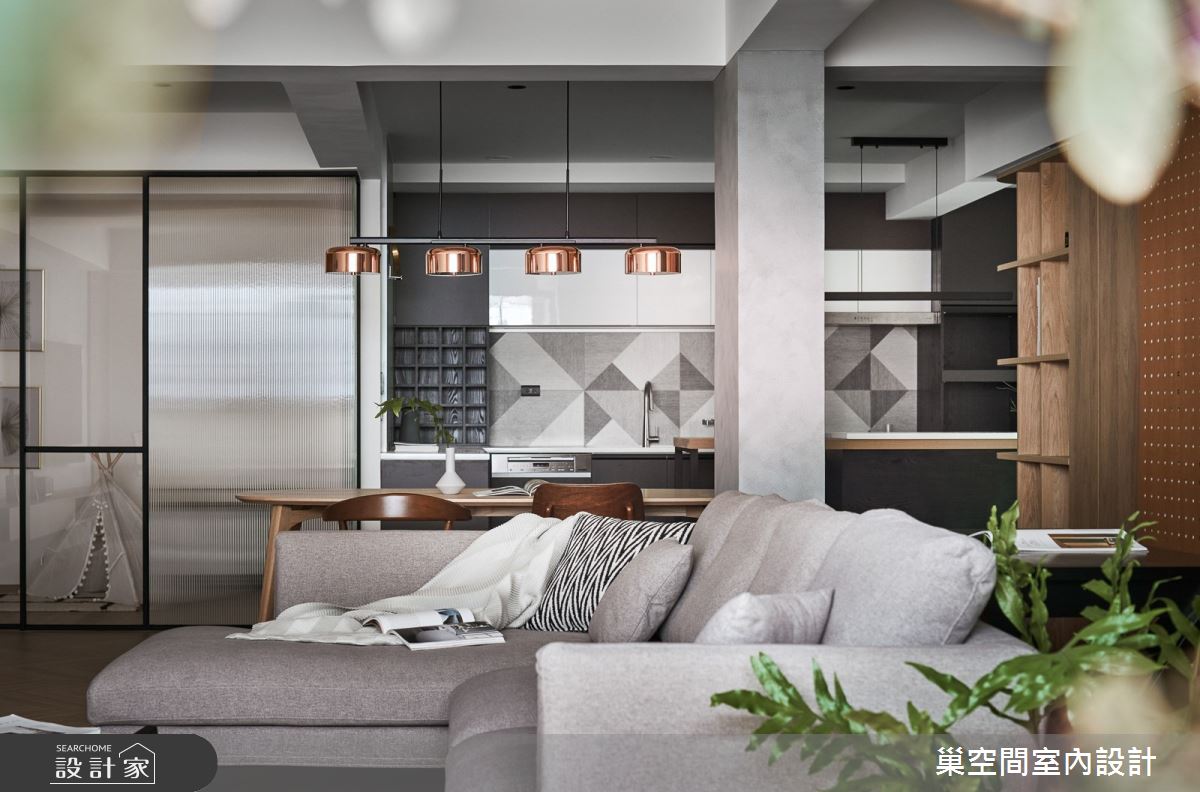43坪老屋(16~30年)＿休閒風客廳案例圖片＿巢空間室內設計＿巢空間_13之17