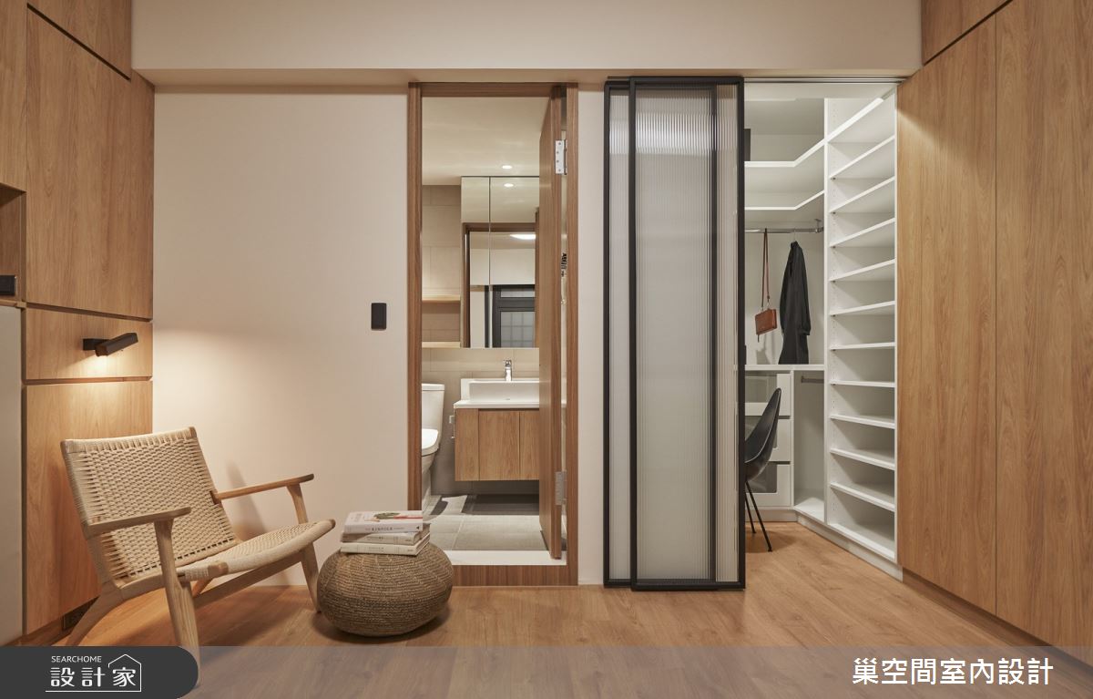 43坪老屋(16~30年)＿休閒風臥室更衣間浴室案例圖片＿巢空間室內設計＿巢空間_13之32