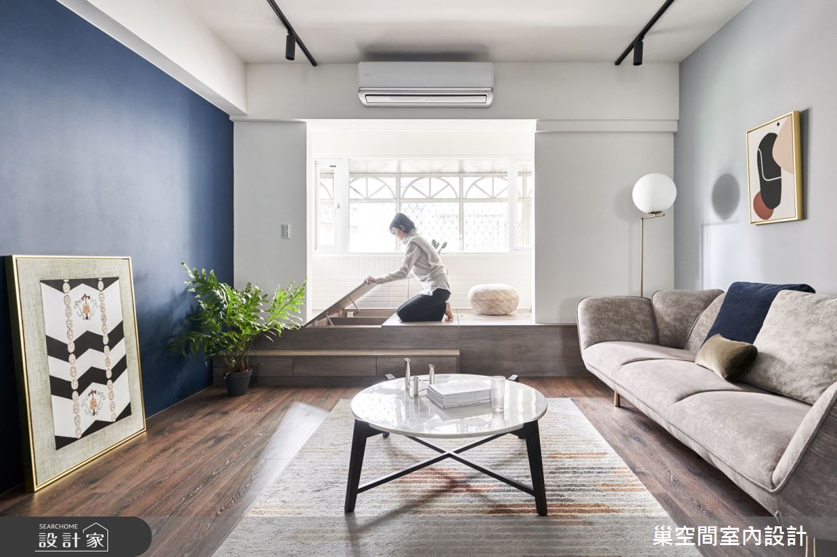 35坪老屋(31~40年)＿現代風客廳案例圖片＿巢空間室內設計＿巢空間_14Bon Appétit之2