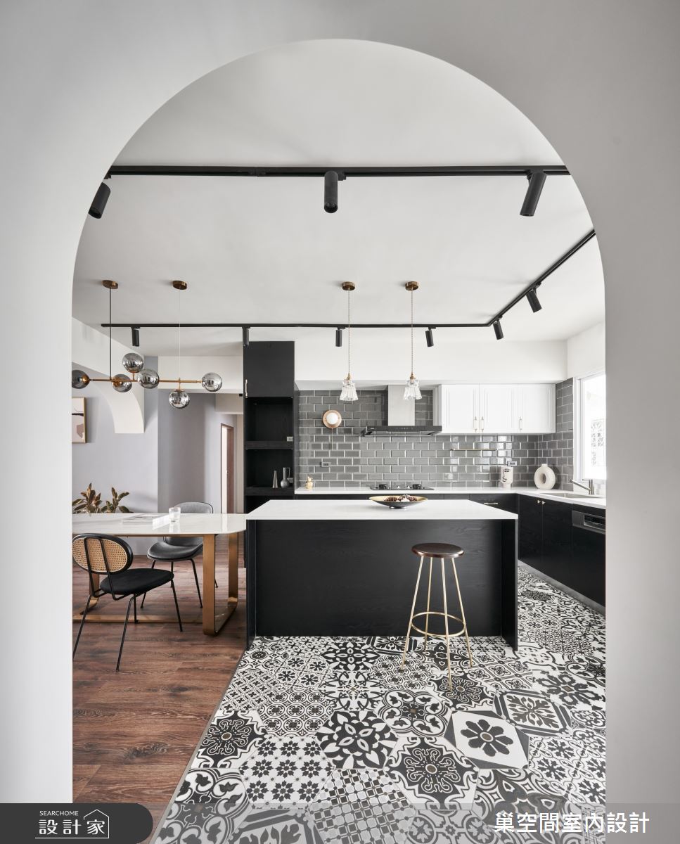35坪老屋(31~40年)＿現代風餐廳廚房吧檯案例圖片＿巢空間室內設計＿巢空間_14Bon Appétit之11