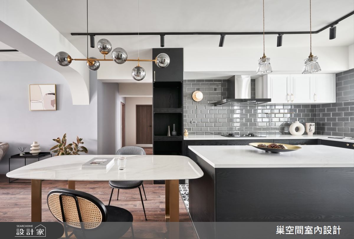 35坪老屋(31~40年)＿現代風餐廳廚房吧檯案例圖片＿巢空間室內設計＿巢空間_14Bon Appétit之13