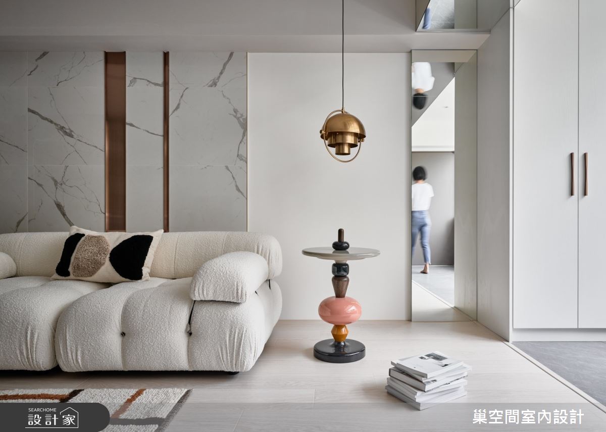 30坪老屋(31~40年)＿現代風客廳案例圖片＿巢空間室內設計＿巢空間_15對映 Antipode之7
