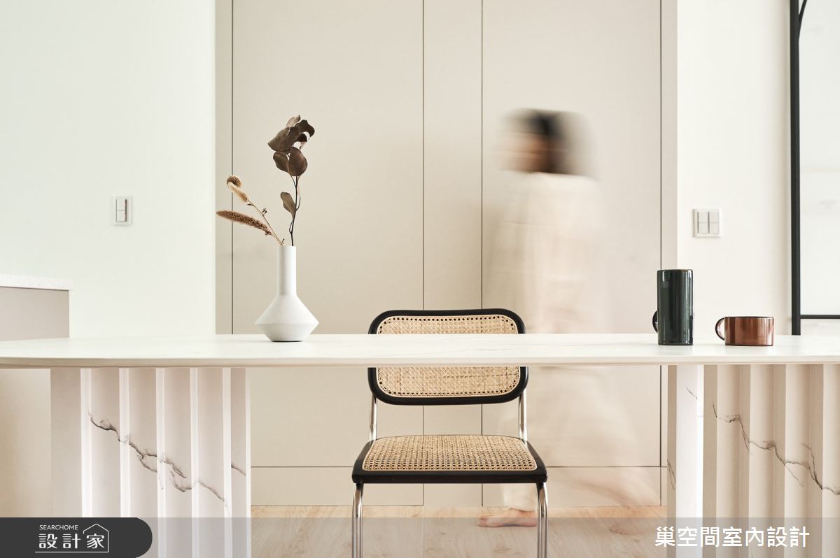 25坪中古屋(5~15年)＿北歐風餐廳案例圖片＿巢空間室內設計＿巢空間_16Free Form 釋放之19