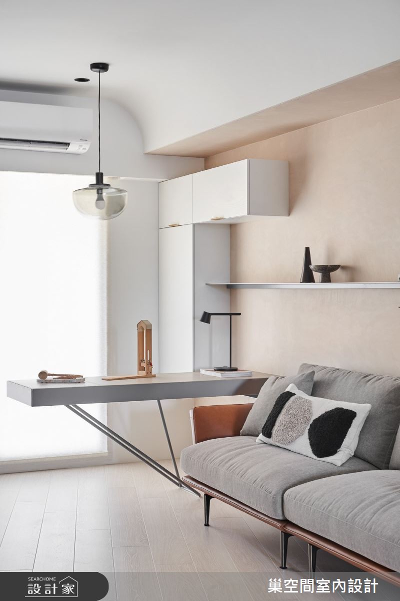 19坪新成屋(5年以下)＿現代風客廳案例圖片＿巢空間室內設計＿巢空間_17Caché 隱之9