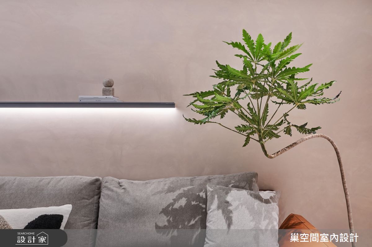 19坪新成屋(5年以下)＿現代風客廳案例圖片＿巢空間室內設計＿巢空間_17Caché 隱之10