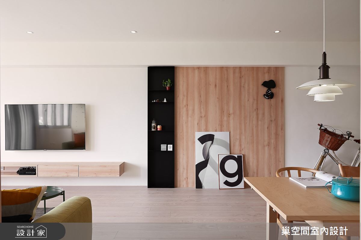 34坪老屋(16~30年)＿北歐風客廳案例圖片＿巢空間室內設計＿巢空間_18成熟大人の童趣學 Childishness之6