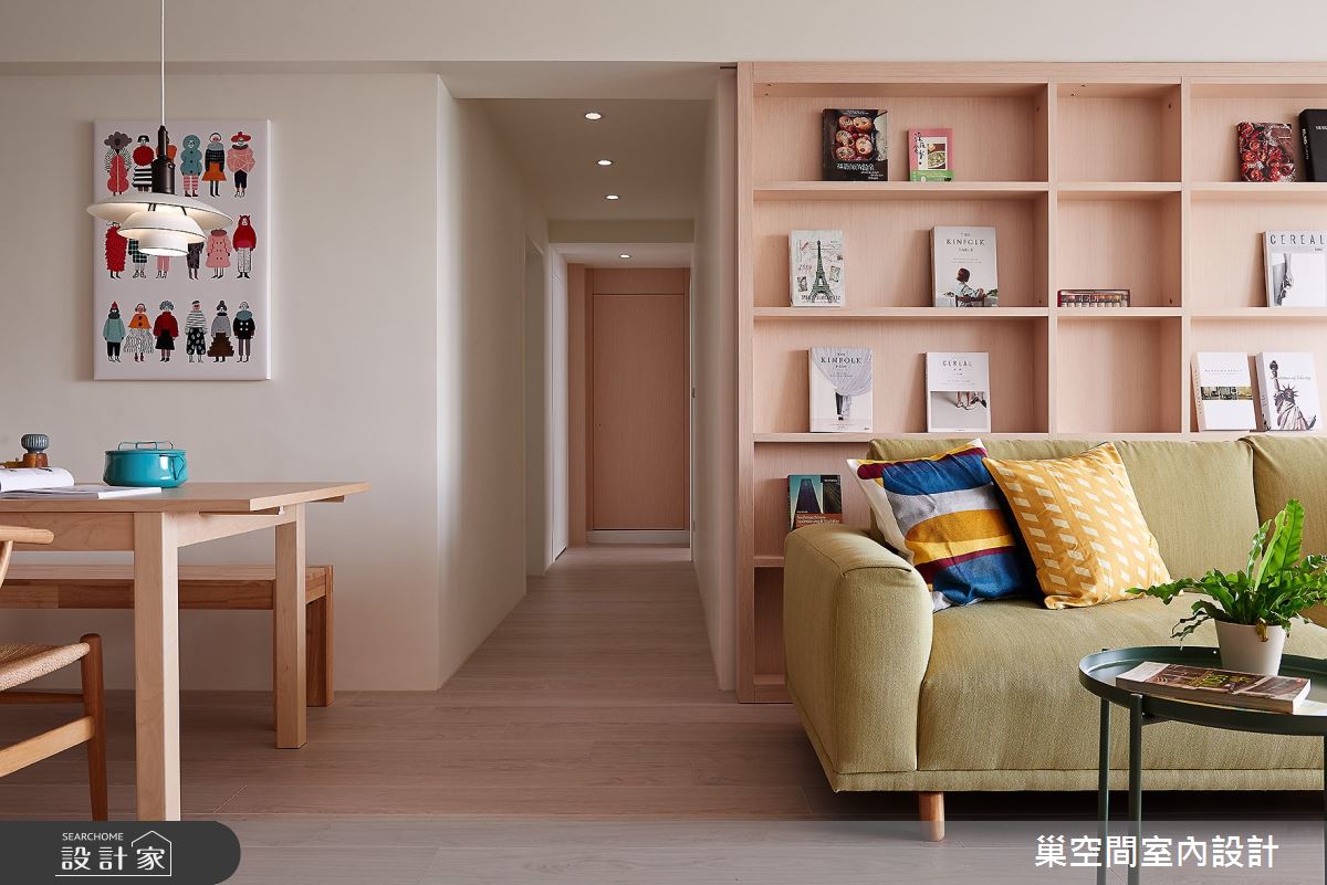 34坪老屋(16~30年)＿北歐風客廳案例圖片＿巢空間室內設計＿巢空間_18成熟大人の童趣學 Childishness之8