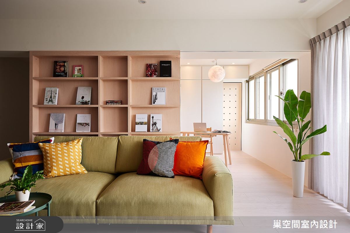 34坪老屋(16~30年)＿北歐風客廳案例圖片＿巢空間室內設計＿巢空間_18成熟大人の童趣學 Childishness之9