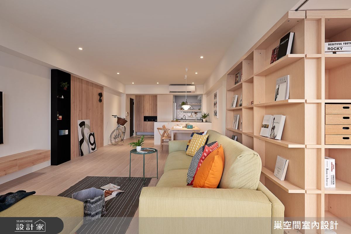 34坪老屋(16~30年)＿北歐風客廳案例圖片＿巢空間室內設計＿巢空間_18成熟大人の童趣學 Childishness之12