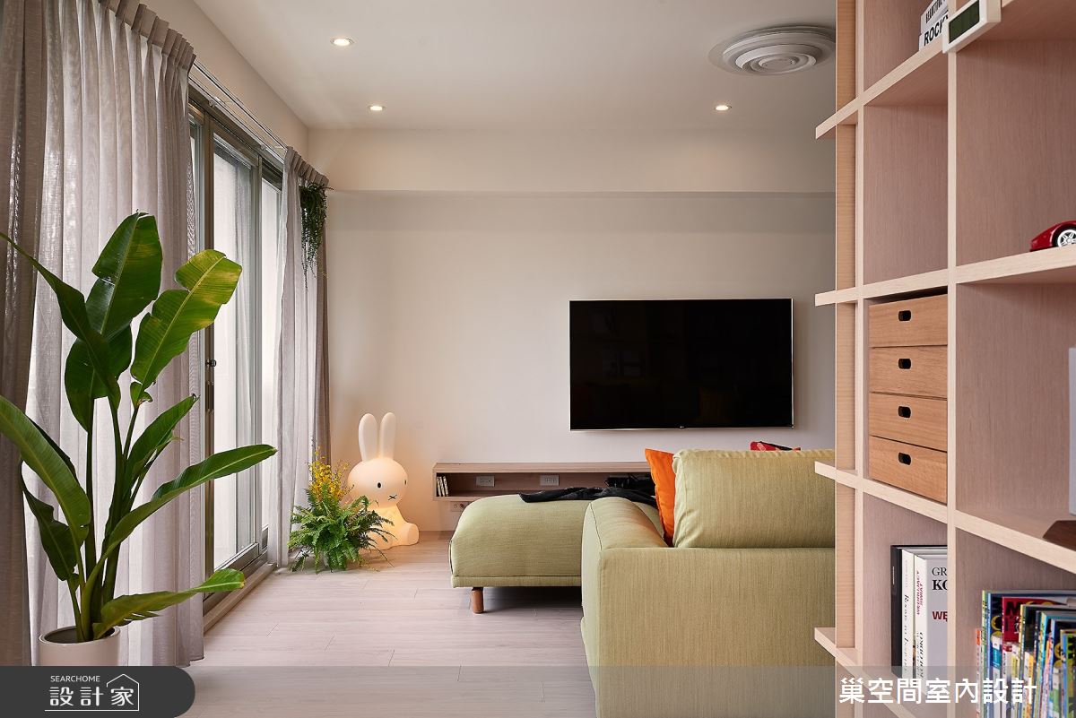 34坪老屋(16~30年)＿北歐風客廳案例圖片＿巢空間室內設計＿巢空間_18成熟大人の童趣學 Childishness之13