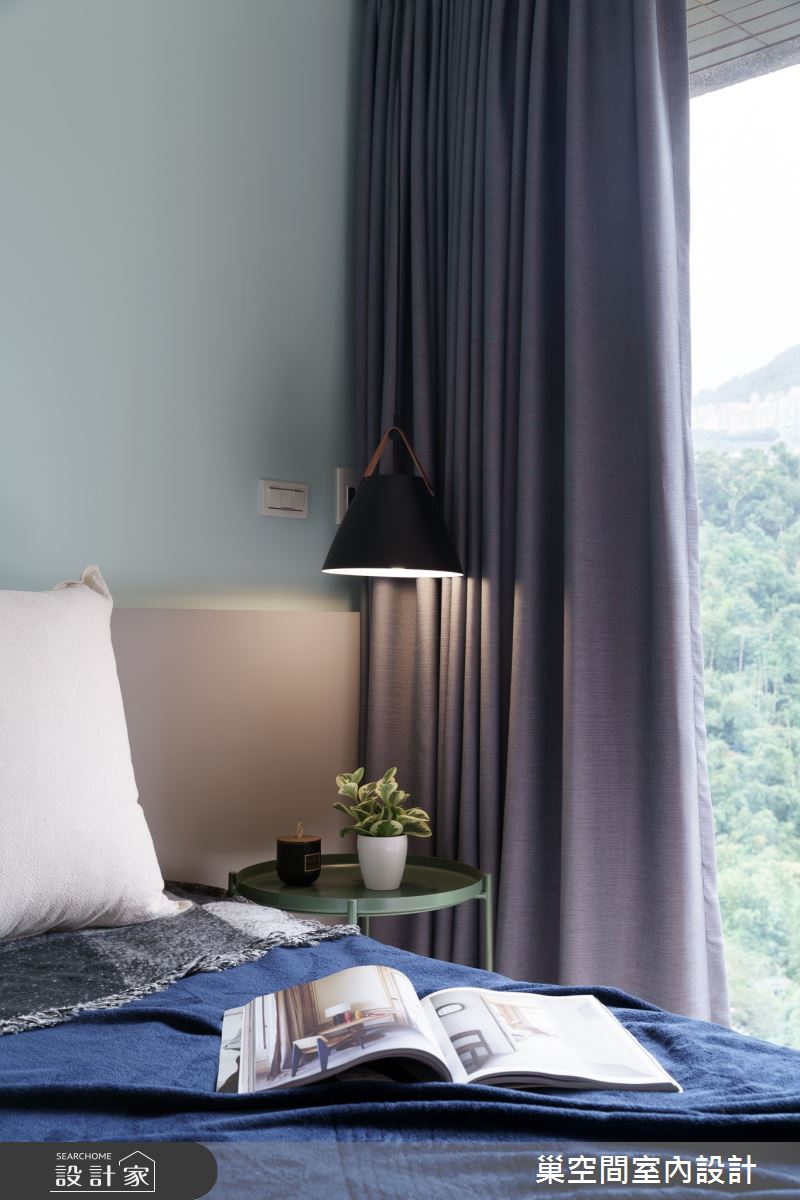 30坪新成屋(5年以下)＿北歐風臥室案例圖片＿巢空間室內設計＿巢空間_19Sjórinn 海的彼端之22