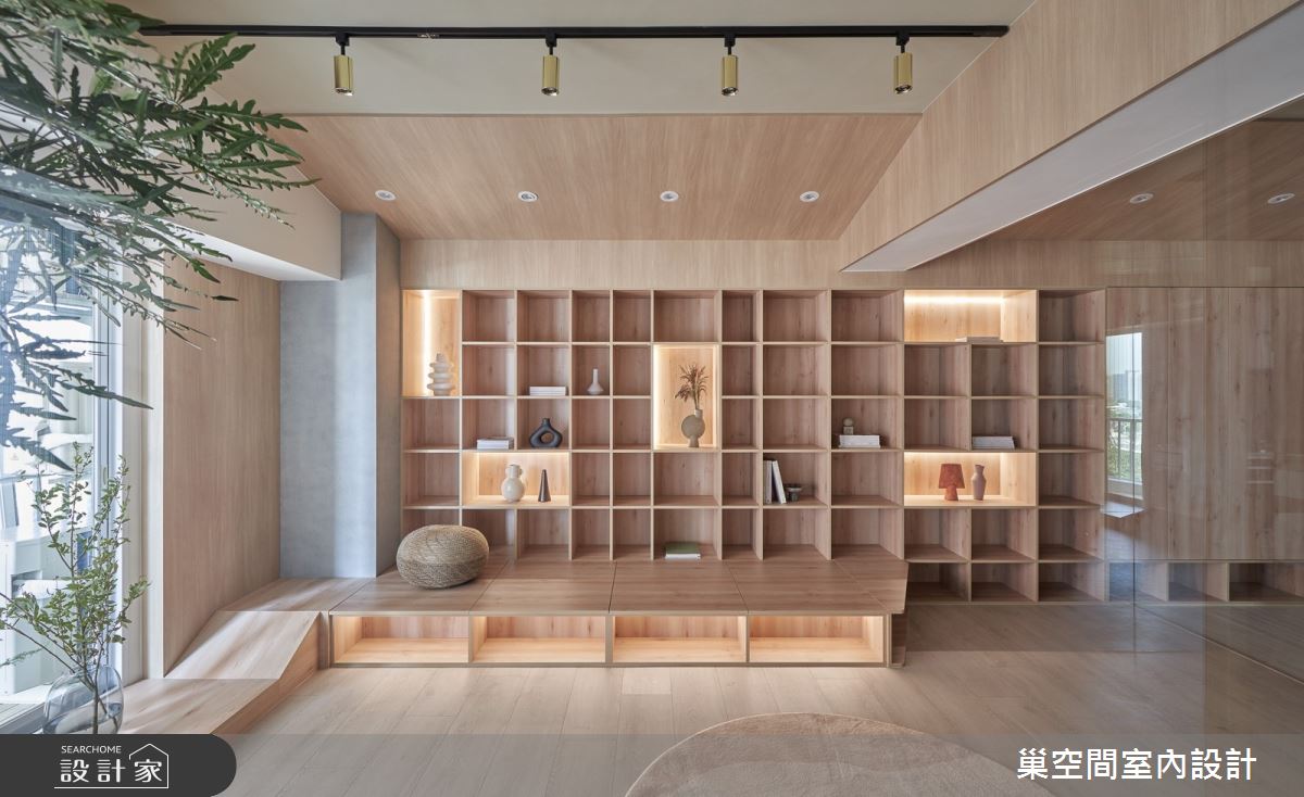 33坪中古屋(5~15年)＿混搭風客廳案例圖片＿巢空間室內設計＿巢空間_20Revive 大地聚場之4