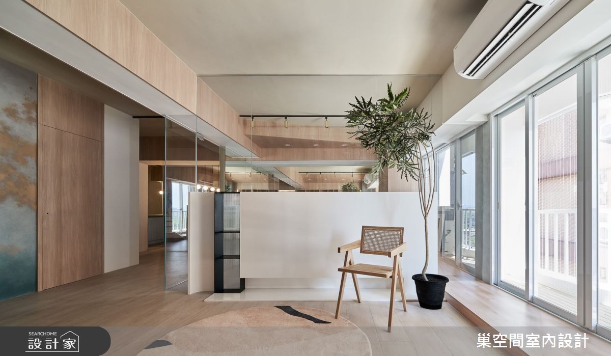 33坪中古屋(5~15年)＿混搭風客廳案例圖片＿巢空間室內設計＿巢空間_20Revive 大地聚場之10