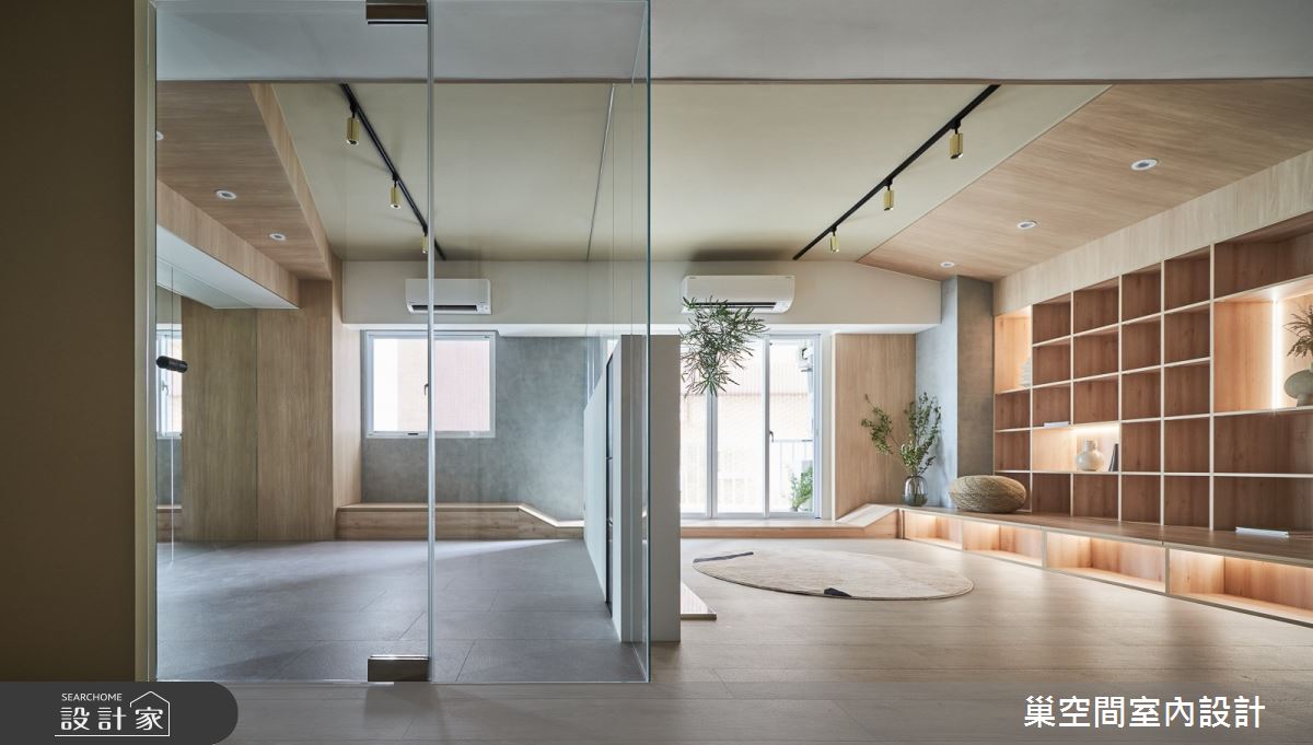 33坪中古屋(5~15年)＿混搭風客廳多功能室案例圖片＿巢空間室內設計＿巢空間_20Revive 大地聚場之13