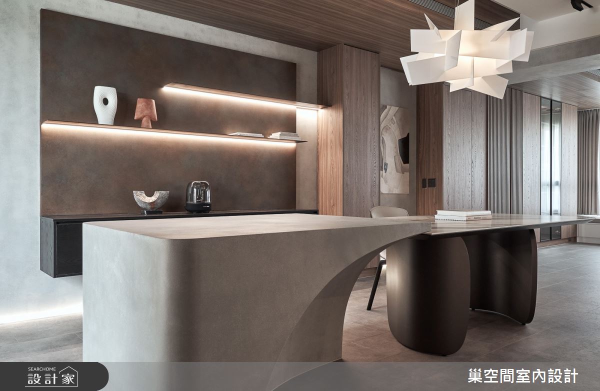 70坪中古屋(5~15年)＿現代風餐廳案例圖片＿巢空間室內設計＿巢空間_21初生 Riverside Abode之24