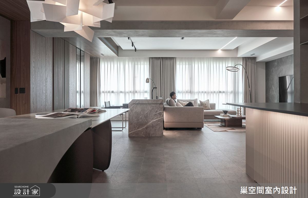 70坪中古屋(5~15年)＿現代風餐廳案例圖片＿巢空間室內設計＿巢空間_21初生 Riverside Abode之23