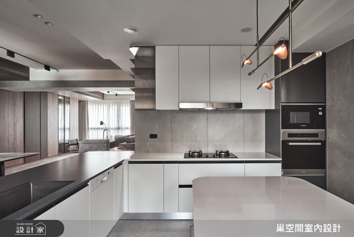 70坪中古屋(5~15年)＿現代風餐廳廚房案例圖片＿巢空間室內設計＿巢空間_21初生 Riverside Abode之37