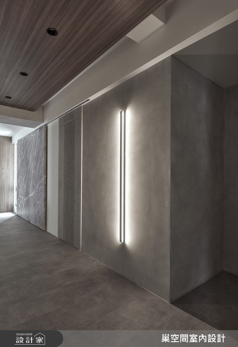 70坪中古屋(5~15年)＿現代風走廊案例圖片＿巢空間室內設計＿巢空間_21初生 Riverside Abode之43