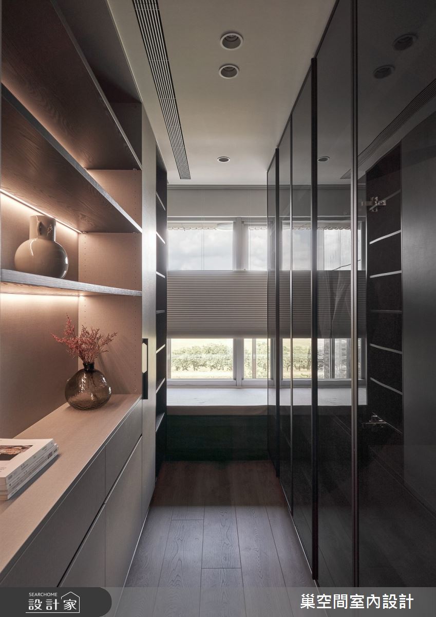 70坪中古屋(5~15年)＿現代風更衣間臥榻案例圖片＿巢空間室內設計＿巢空間_21初生 Riverside Abode之48