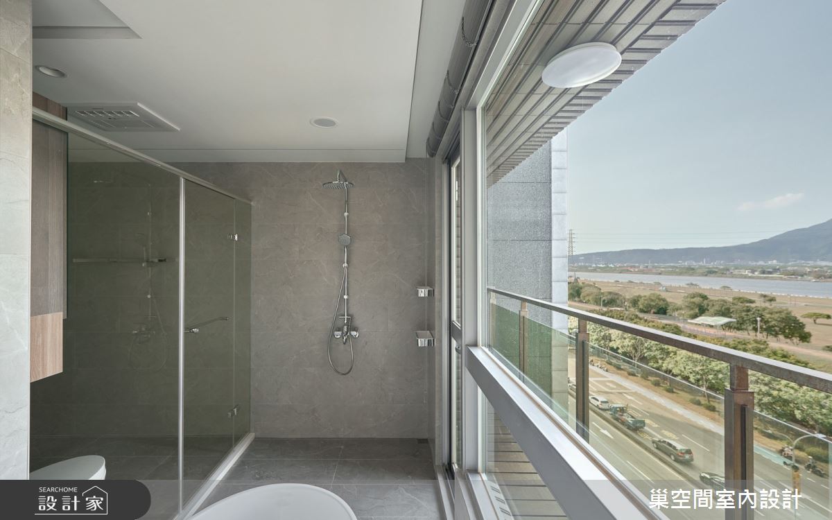 70坪中古屋(5~15年)＿現代風浴室案例圖片＿巢空間室內設計＿巢空間_21初生 Riverside Abode之54
