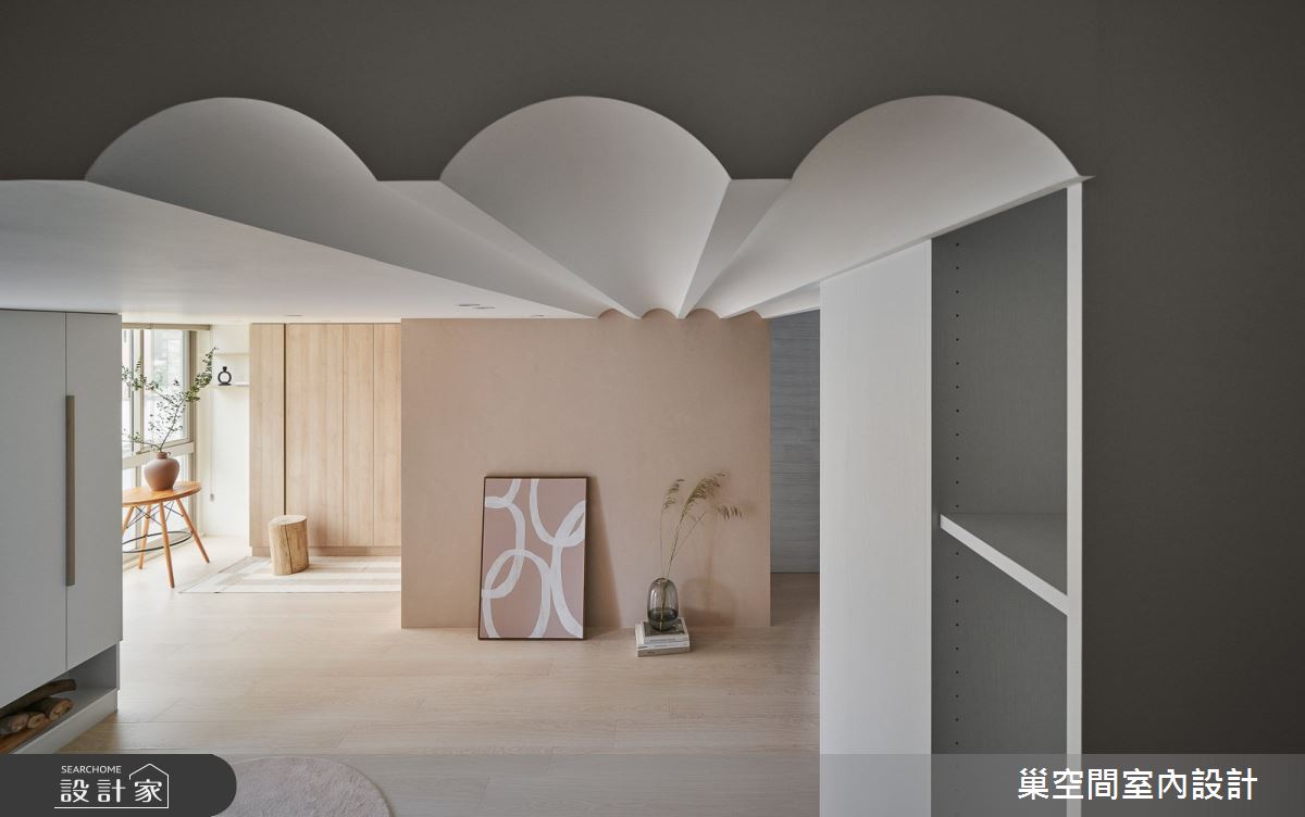 12坪中古屋(5~15年)＿混搭風客廳案例圖片＿巢空間室內設計＿巢空間_22Duet Apartment 浮光屋之6