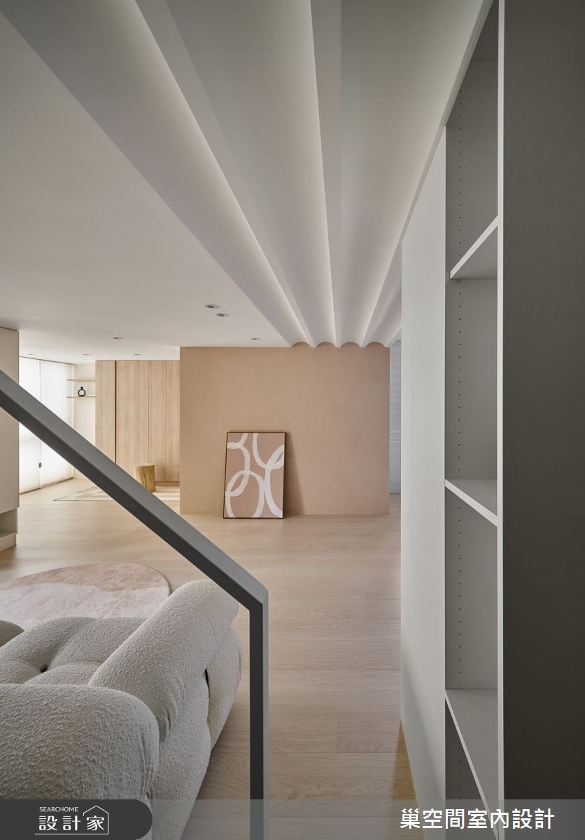 12坪中古屋(5~15年)＿混搭風客廳案例圖片＿巢空間室內設計＿巢空間_22Duet Apartment 浮光屋之9