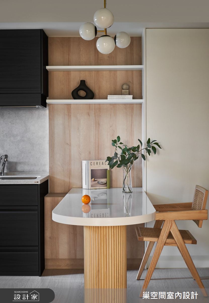 12坪中古屋(5~15年)＿混搭風餐廳案例圖片＿巢空間室內設計＿巢空間_22Duet Apartment 浮光屋之18