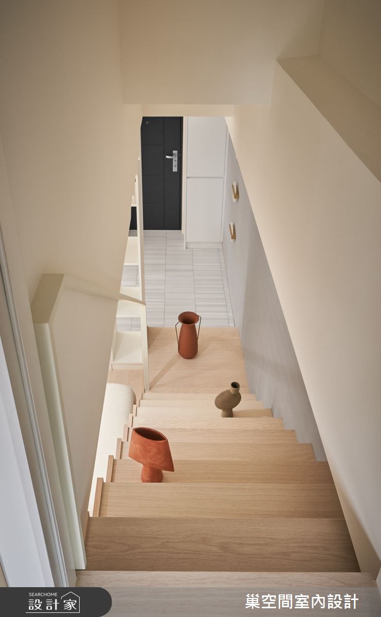 12坪中古屋(5~15年)＿混搭風樓梯案例圖片＿巢空間室內設計＿巢空間_22Duet Apartment 浮光屋之33
