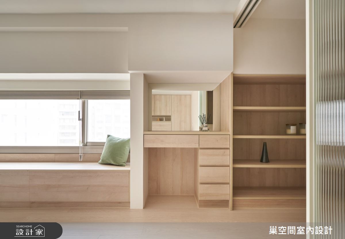 12坪中古屋(5~15年)＿混搭風臥室臥榻案例圖片＿巢空間室內設計＿巢空間_22Duet Apartment 浮光屋之40
