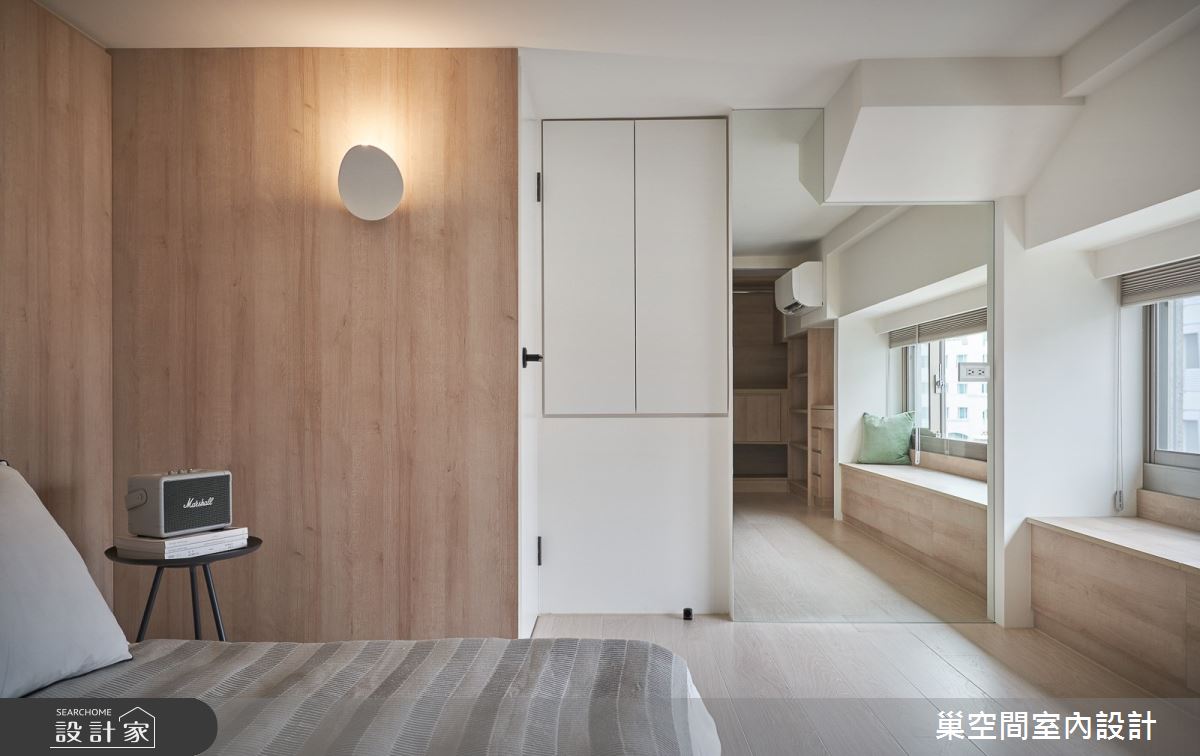 12坪中古屋(5~15年)＿混搭風臥室臥榻案例圖片＿巢空間室內設計＿巢空間_22Duet Apartment 浮光屋之36