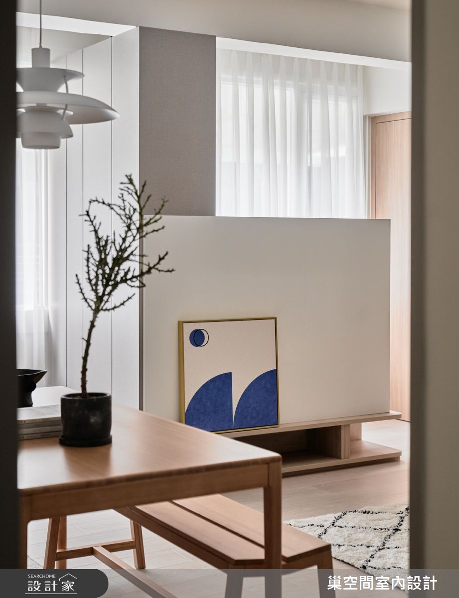 21坪老屋(16~30年)＿療癒風客廳餐廳案例圖片＿巢空間室內設計＿巢空間_23Find Alley 謐靜之9
