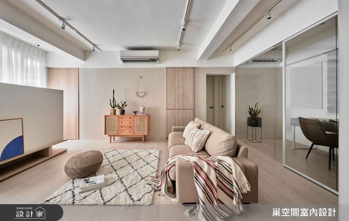 21坪老屋(16~30年)＿療癒風客廳案例圖片＿巢空間室內設計＿巢空間_23Find Alley 謐靜之12