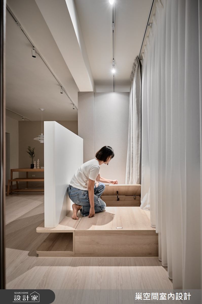 21坪老屋(16~30年)＿療癒風客廳案例圖片＿巢空間室內設計＿巢空間_23Find Alley 謐靜之13