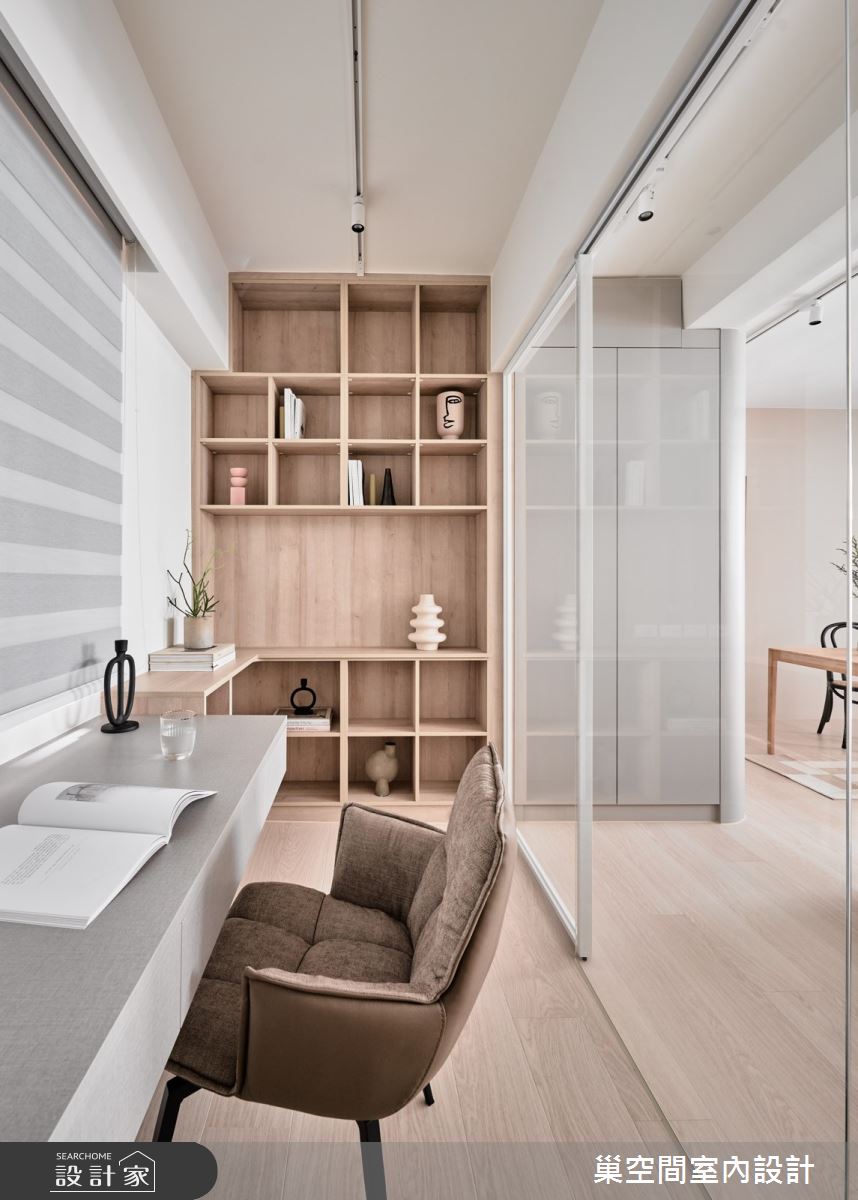 21坪老屋(16~30年)＿療癒風書房案例圖片＿巢空間室內設計＿巢空間_23Find Alley 謐靜之18