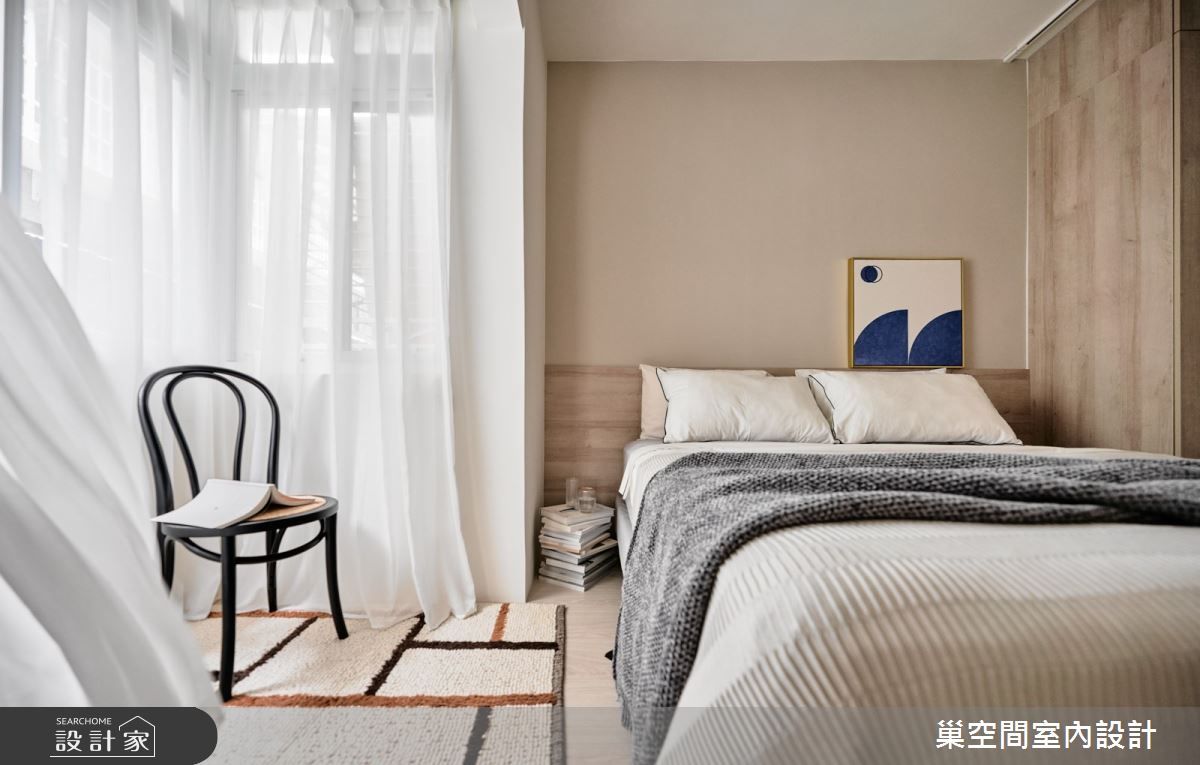 21坪老屋(16~30年)＿療癒風臥室案例圖片＿巢空間室內設計＿巢空間_23Find Alley 謐靜之23
