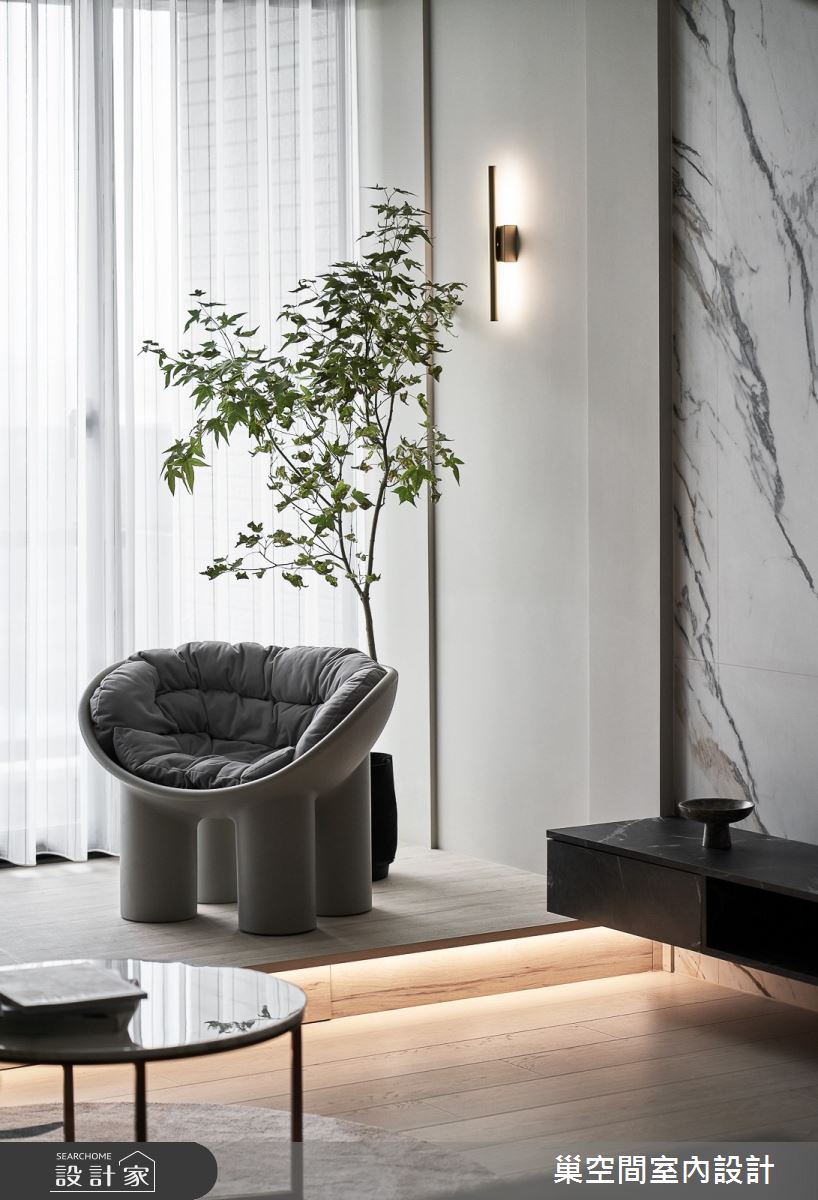 30坪新成屋(5年以下)＿飯店風客廳案例圖片＿巢空間室內設計＿巢空間_24Eternity 恆之13