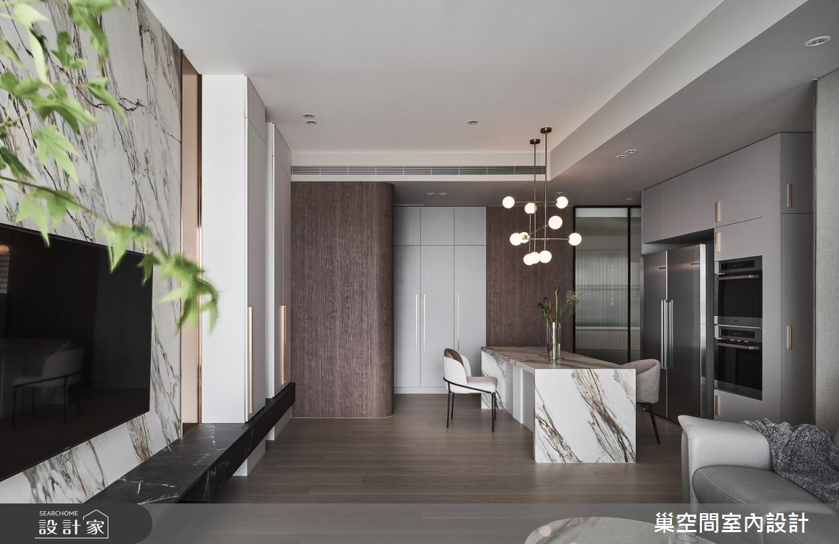 30坪新成屋(5年以下)＿飯店風客廳餐廳案例圖片＿巢空間室內設計＿巢空間_24Eternity 恆之21