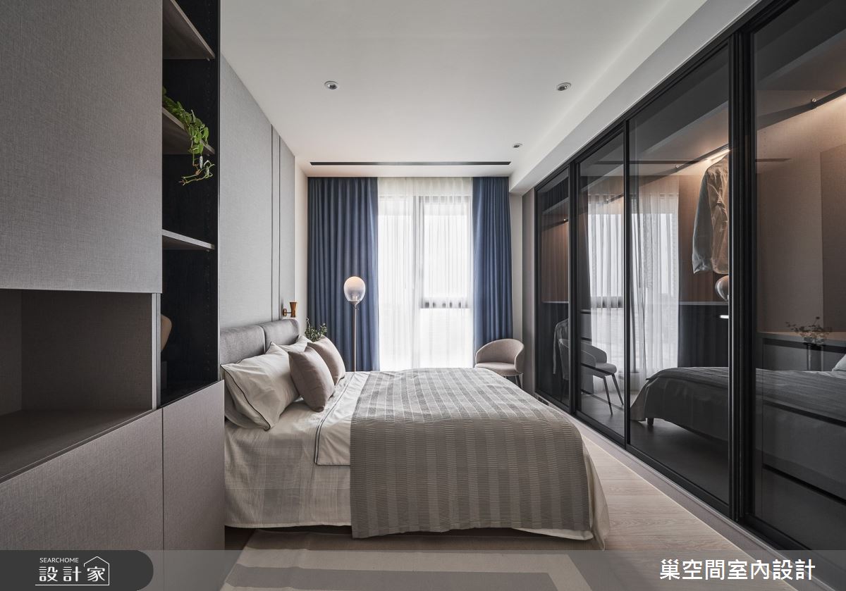 30坪新成屋(5年以下)＿飯店風臥室案例圖片＿巢空間室內設計＿巢空間_24Eternity 恆之30