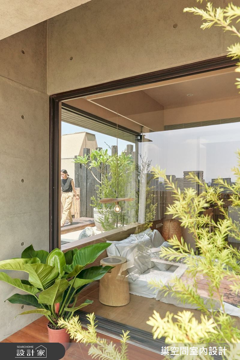 22坪中古屋(5~15年)＿度假風陽台案例圖片＿巢空間室內設計＿巢空間_25之38