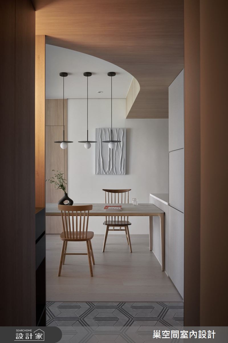 28坪新成屋(5年以下)＿北歐風玄關餐廳案例圖片＿巢空間室內設計＿巢空間_26Continuum 生活的面向之3