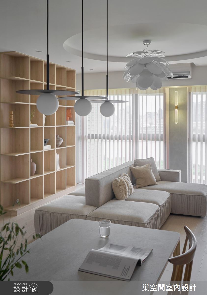 28坪新成屋(5年以下)＿北歐風客廳餐廳案例圖片＿巢空間室內設計＿巢空間_26Continuum 生活的面向之16
