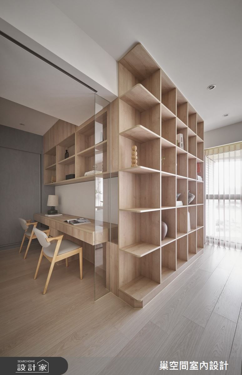 28坪新成屋(5年以下)＿北歐風書房案例圖片＿巢空間室內設計＿巢空間_26Continuum 生活的面向之27