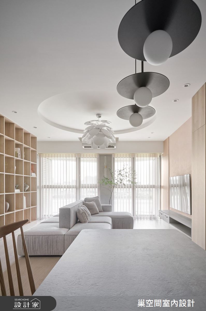 28坪新成屋(5年以下)＿北歐風客廳餐廳案例圖片＿巢空間室內設計＿巢空間_26Continuum 生活的面向之17