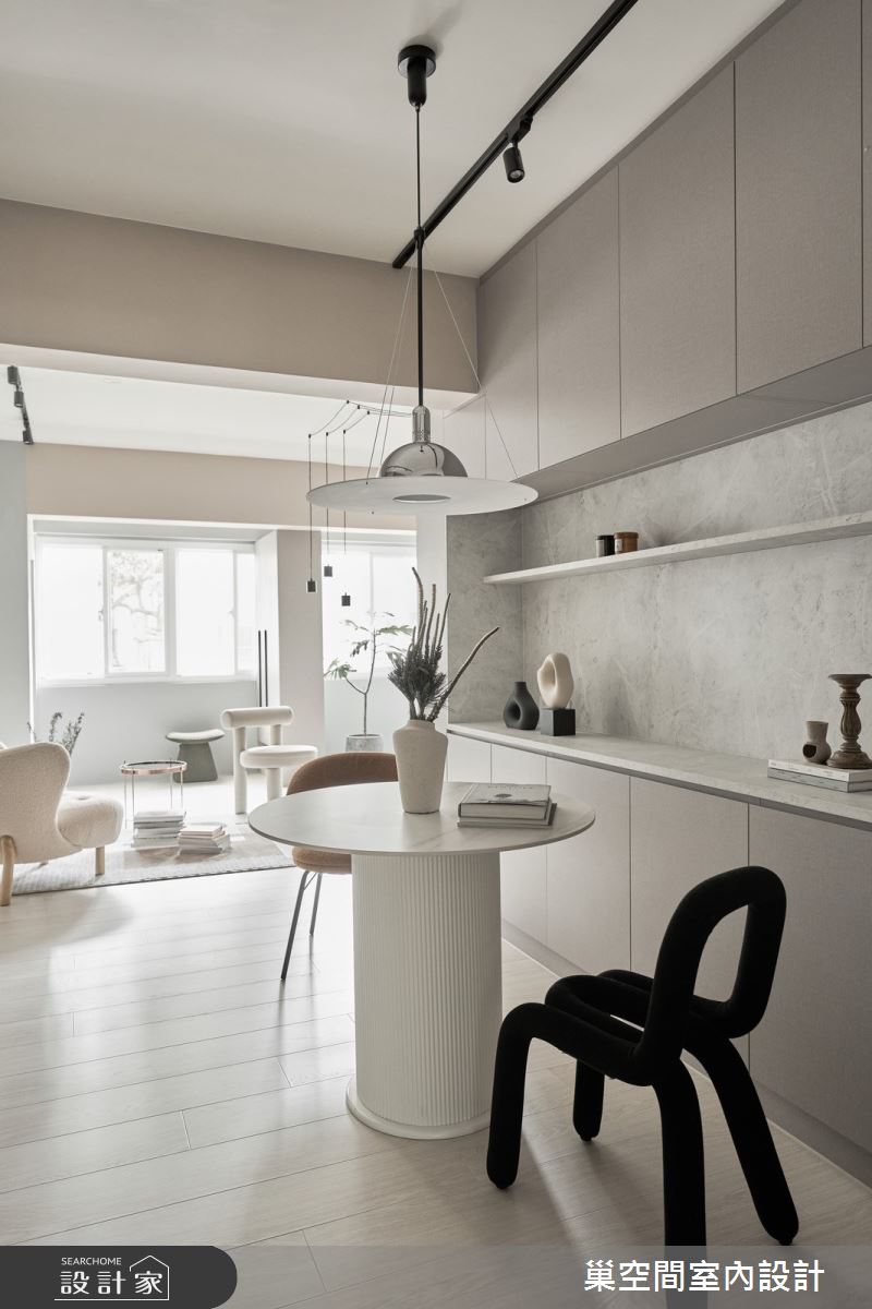24坪老屋(16~30年)＿現代風客廳餐廳案例圖片＿巢空間室內設計＿巢空間_27Transitions 轉之11