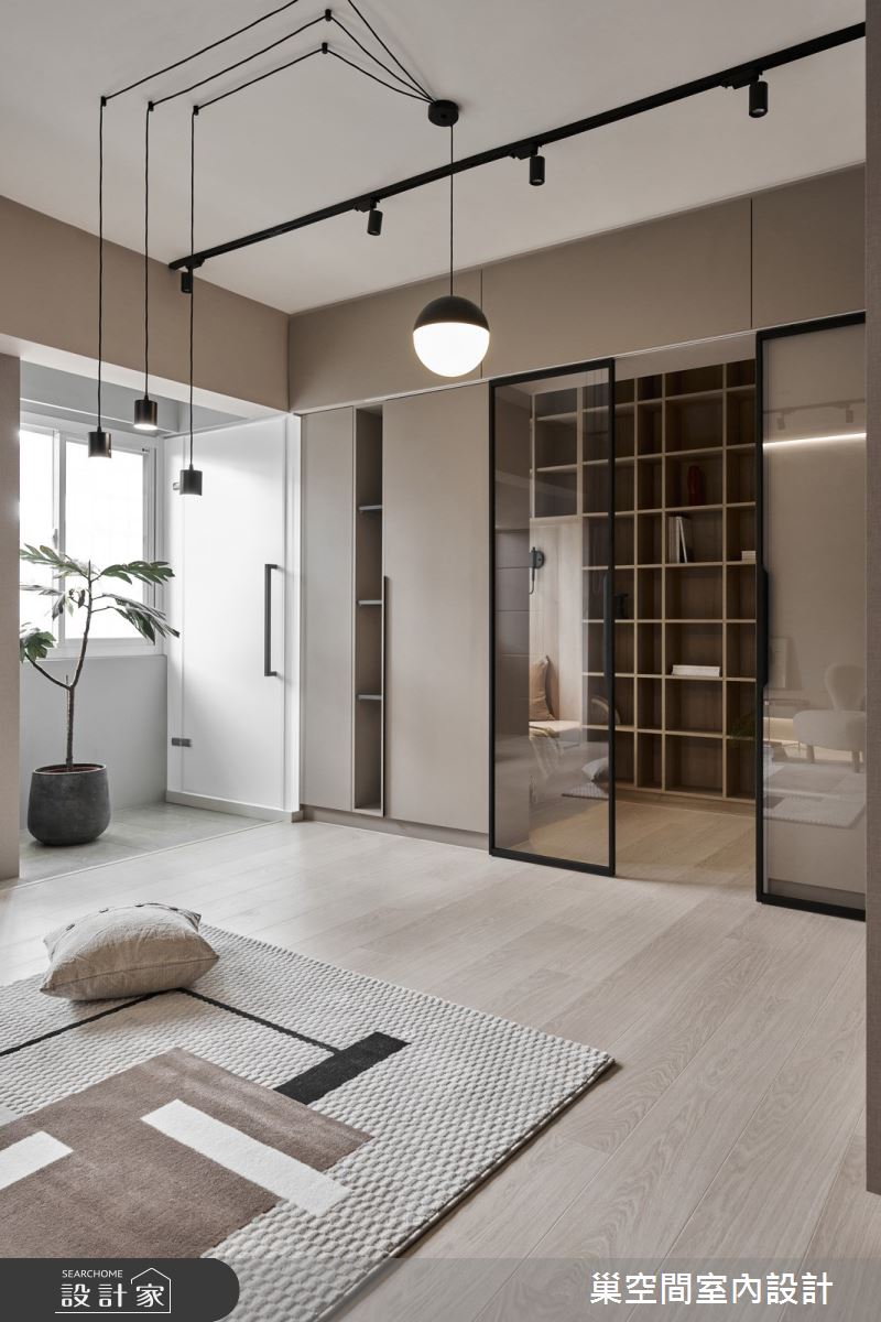 24坪老屋(16~30年)＿現代風客廳書房案例圖片＿巢空間室內設計＿巢空間_27Transitions 轉之16