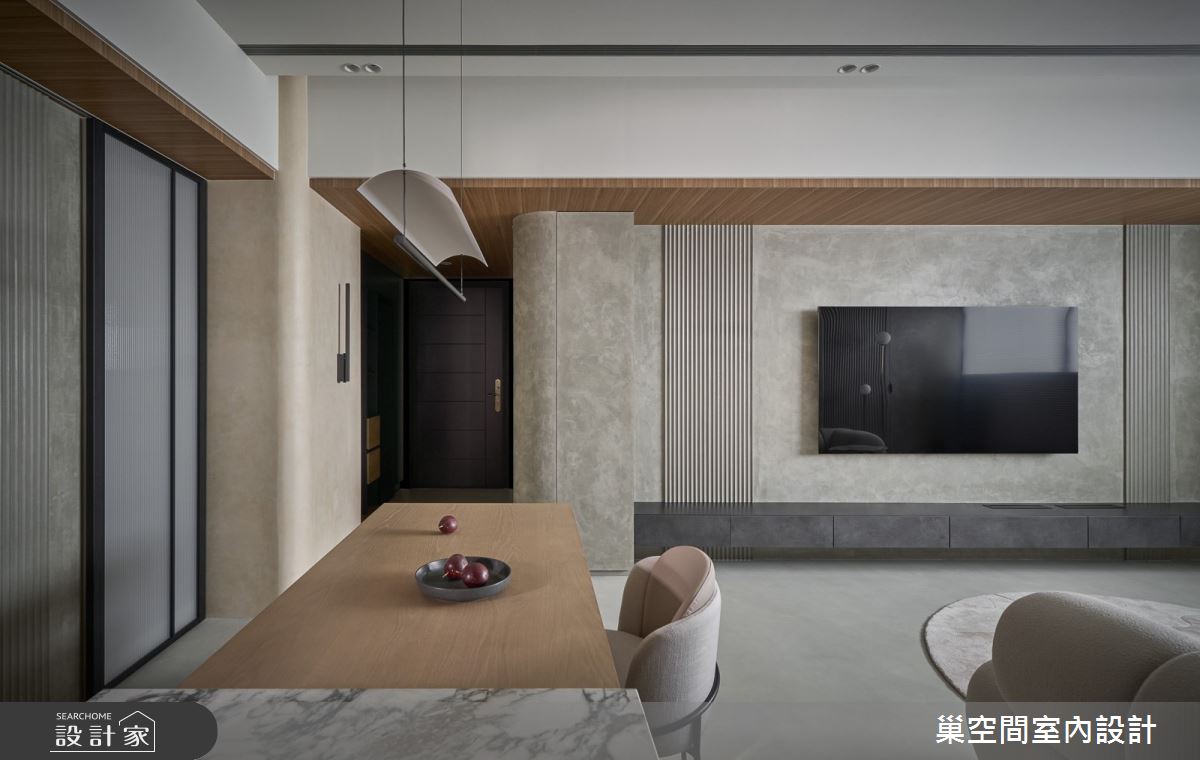 20坪新成屋(5年以下)＿現代風客廳餐廳中島案例圖片＿巢空間室內設計＿巢空間_28Ignotus 伊格諾圖斯之10